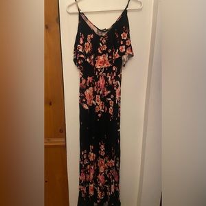 H&M flowy floral maxi dress
